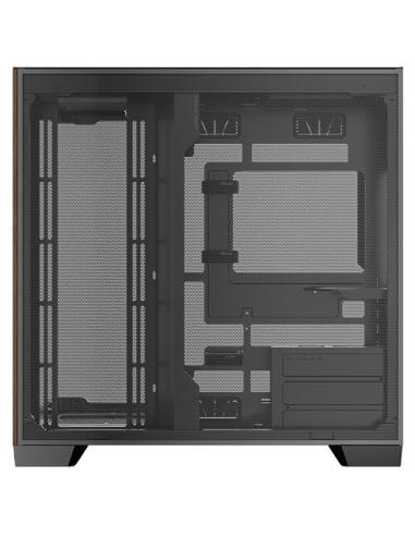 Antec C8 Curve Wood Full Tower Negro, Transparente, Madera