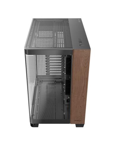 Antec C8 Curve Wood Full Tower Negro, Transparente, Madera
