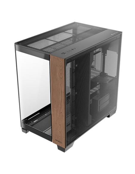 Antec C8 Curve Wood Full Tower Negro, Transparente, Madera