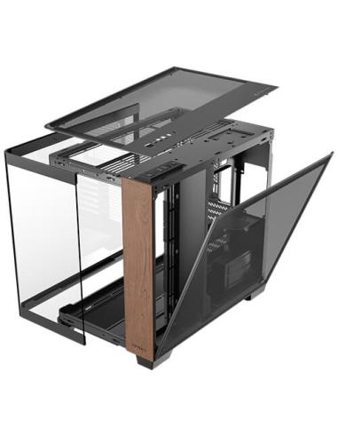 Antec C8 Curve Wood Full Tower Negro, Transparente, Madera