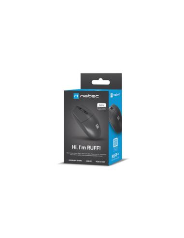 NATEC Ruff Plus ratón Oficina mano derecha USB tipo A Óptico 1200 DPI