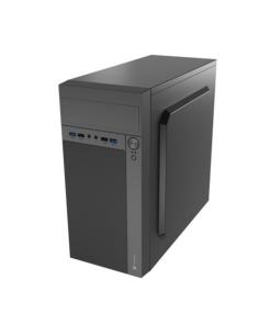 NATEC NPC-2038 NPC-2038, Escritorio, PC, Negro, micro ATX, Mini-ITX, Acrilonitrilo butadieno estireno (ABS), Metal, 14,8 cm 2