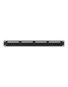 Lanberg PPUA-1024-B PPUA-1024-B, Cat6a, U/UTP (UTP), Montaje en bastidor, 1U, Negro, ABS, Metal 2