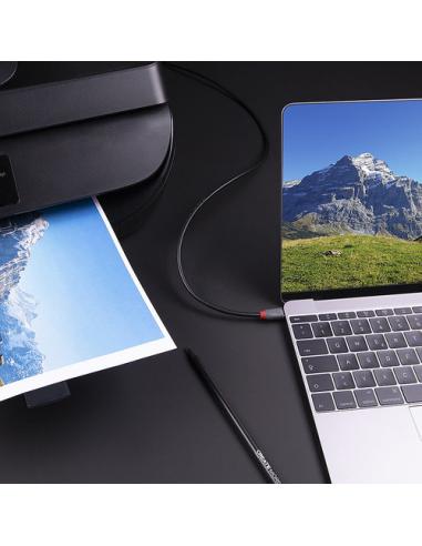 Lindy 36666 cable USB USB 3.2 Gen 1 (3.1 Gen 1) 1 m USB C USB B Negro