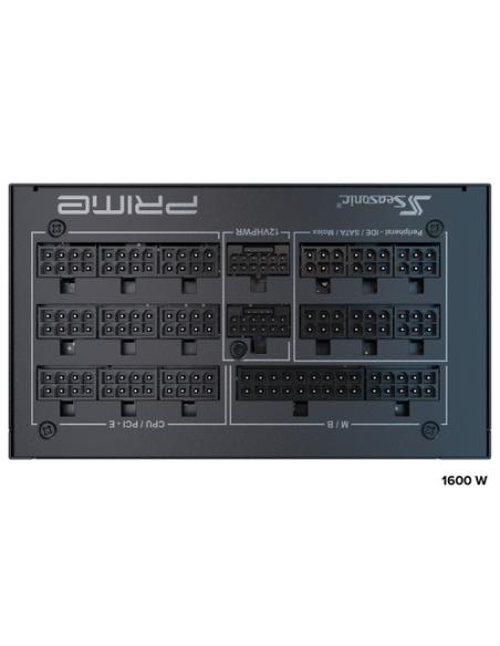 Seasonic ATX3-PRIME-PX-1600 unidad de fuente de alimentación 1600 W 20+4 pin ATX ATX Negro
