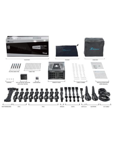 Seasonic ATX3-PRIME-PX-1600 unidad de fuente de alimentación 1600 W 20+4 pin ATX ATX Negro