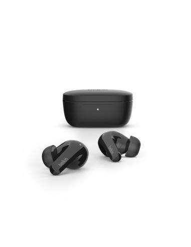 Belkin SOUNDFORM Flow Auriculares Inalámbrico Dentro de oído Llamadas/Música USB Tipo C Bluetooth Negro