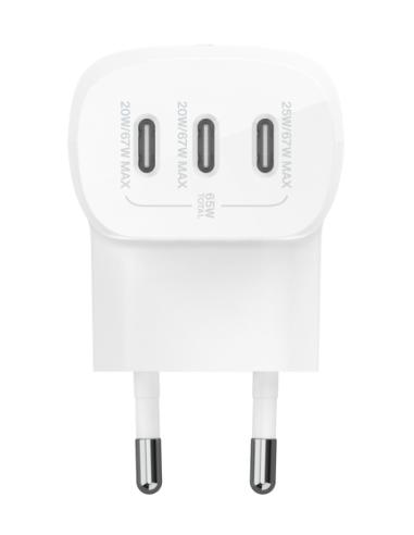Belkin WCC002VFWH cargador de dispositivo móvil Portátil, Smartphone, Tableta Blanco Corriente alterna Carga rápida Interior