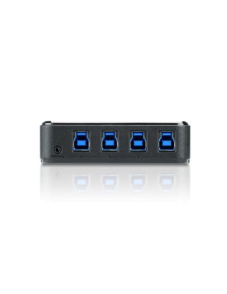 ATEN Switch de periféricos USB 3.2 Gen1 de 4 x 4 puertos