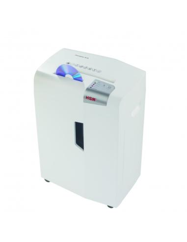 HSM X15 triturador de papel Corte en partículas 57 dB 23 cm Plata, Blanco