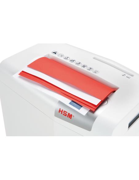 HSM X6pro triturador de papel Corte en partículas 58 dB 22 cm Plata, Blanco