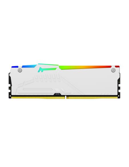 Kingston Technology FURY Beast 64GB 6000MT/s DDR5 CL30 DIMM (Kit de 2) White RGB EXPO