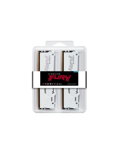Kingston Technology FURY Beast 64GB 6000MT/s DDR5 CL30 DIMM (Kit de 2) White RGB EXPO