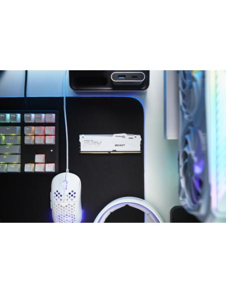 Kingston Technology FURY Beast 64GB 6000MT/s DDR5 CL30 DIMM (Kit de 2) White RGB EXPO