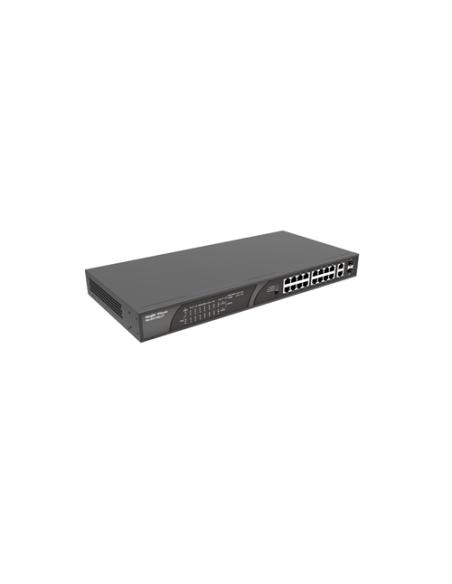 Ruijie Networks RG-ES118S-LP switch No administrado Fast Ethernet (10/100) Energía sobre Ethernet (PoE) Negro