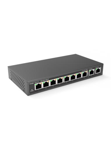 Ruijie Networks RG-ES110D-P switch No administrado Fast Ethernet (10/100) Energía sobre Ethernet (PoE) Negro