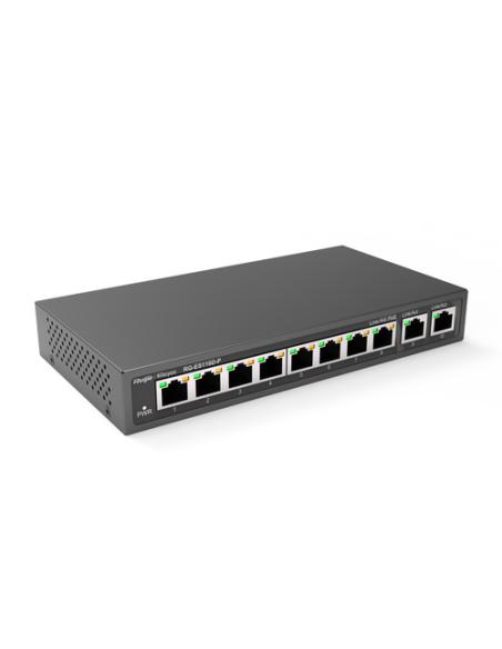 Ruijie Networks RG-ES110D-P switch No administrado Fast Ethernet (10/100) Energía sobre Ethernet (PoE) Negro