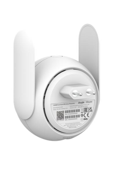 Ruijie Networks RG-EW1200R sistema Wi-Fi Mesh (Wi-Fi en malla) Doble banda (2,4 GHz / 5 GHz) Wi-Fi 5 (802.11ac) Blanco 1 Externo