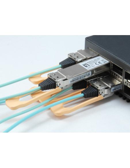 LevelOne AOC-0501 red modulo transceptor Fibra óptica 103100 Mbit/s QSFP28 850 nm