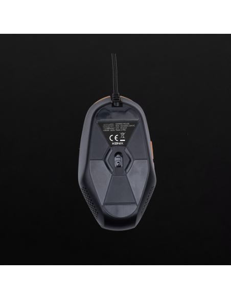 Konix Naruto KX GAMING MOUSE ratón Juego Ambidextro USB tipo A Óptico 3600 DPI