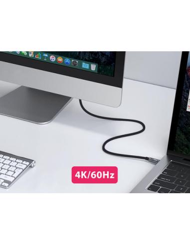 Equip 119461 Cable óptico activo USB-C a C, M/M, 5,0m, PD 60W, 4K/60Hz, 10Gbps, Vídeo+Datos+PD