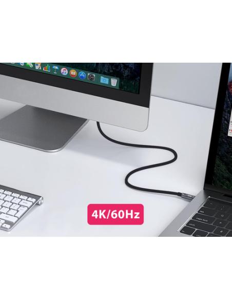 Equip 119461 Cable óptico activo USB-C a C, M/M, 5,0m, PD 60W, 4K/60Hz, 10Gbps, Vídeo+Datos+PD