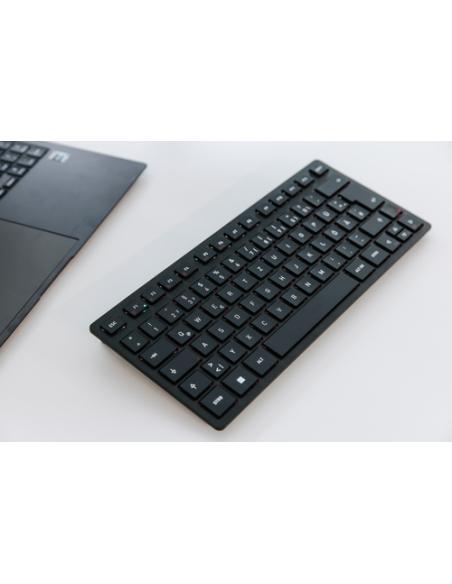 CHERRY KW 9200 MINI teclado Universal USB + RF Wireless + Bluetooth QWERTZ Alemán Negro