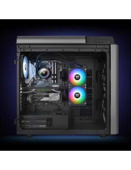 Thermaltake TT TH240 ARGB Procesador Sistema de refrigeración líquida todo en uno 12 cm Negro 1 pieza(s)