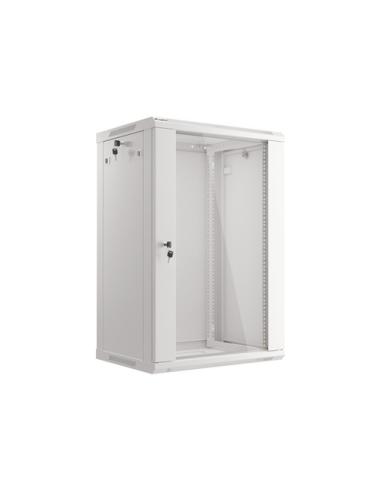Lanberg WF01-6418-10S armario rack 18U Bastidor de pared Gris