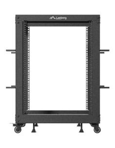 Lanberg OR01-6115-B OR01-6115-B, Rack o bastidor independiente, 15U, 600 kg, Rieles de rack, Rueda de reenvio, 22 kg 2