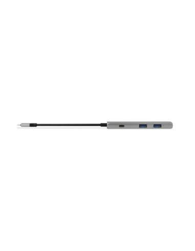 Epico 9915111900012 base para portátil y replicador de puertos USB 3.2 Gen 1 (3.1 Gen 1) Type-C Negro, Gris