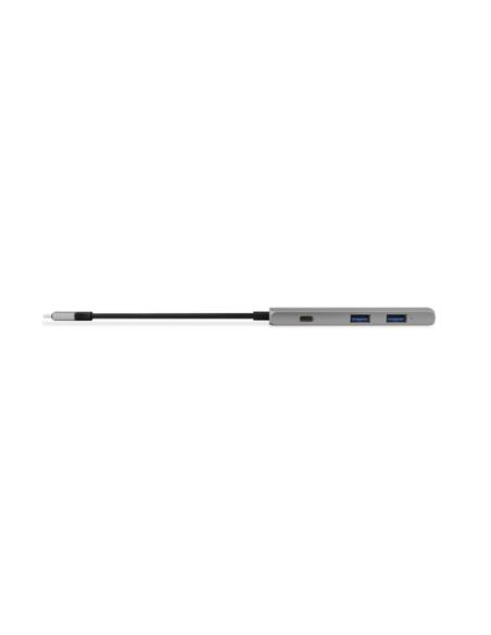 Epico 9915111900012 base para portátil y replicador de puertos USB 3.2 Gen 1 (3.1 Gen 1) Type-C Negro, Gris