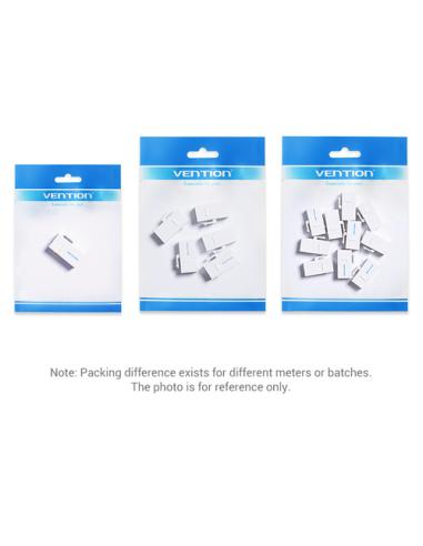 Vention Adaptador Conector RJ45 VDD-B07-W Cat5 UTP/ RJ45 Hembra - RJ45 Hembra/ Blanco