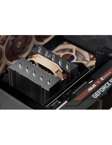 Noctua NH-D12L sistema de refrigeración para ordenador Procesador Refrigerador de aire Aluminio, Beige, Marrón