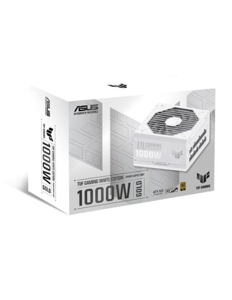 ASUS TUF Gaming 1000W Gold White Edition unidad de fuente de alimentación 20+4 pin ATX ATX Blanco