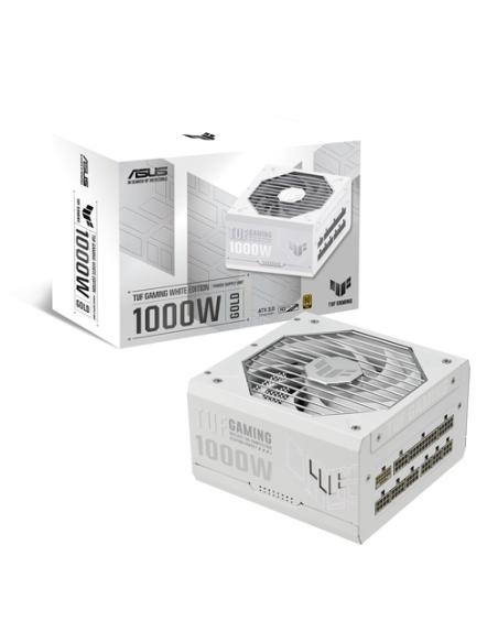 ASUS TUF Gaming 1000W Gold White Edition unidad de fuente de alimentación 20+4 pin ATX ATX Blanco
