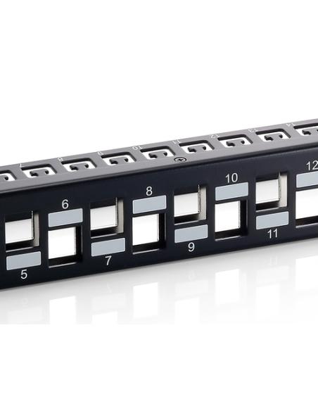 Equip 76932407201 panel de parcheo 1U