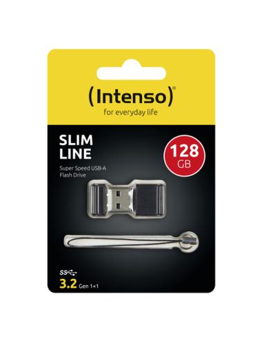 Intenso Slim Line unidad flash USB 128 GB USB tipo A 3.2 Gen 1 (3.1 Gen 1) Negro