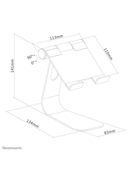 Neomounts DS15-050SL1 Soporte para tablet de hasta 11" - plegable - universal