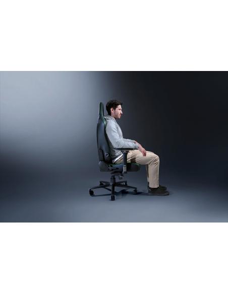 Razer Iskur V2 Butaca para jugar Asiento acolchado Negro, Verde