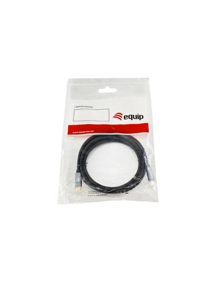 Equip 128357 Cable USB 3.2 Gen 2 C a C, M/M, 2,0m, PD100W , 4K/60Hz, 10Gbps, Negro