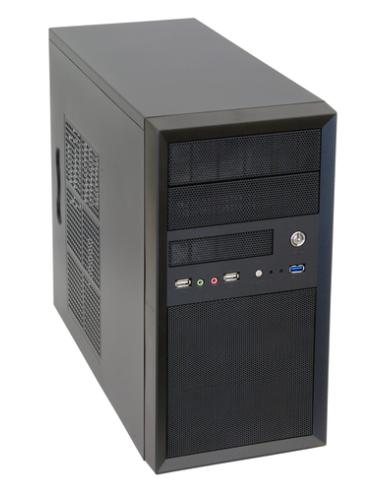Chieftec CT-01B-OP carcasa de ordenador Mini Tower Negro