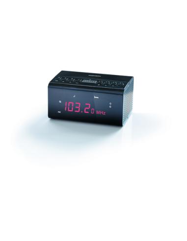 Thomson CR50 radio Reloj Negro