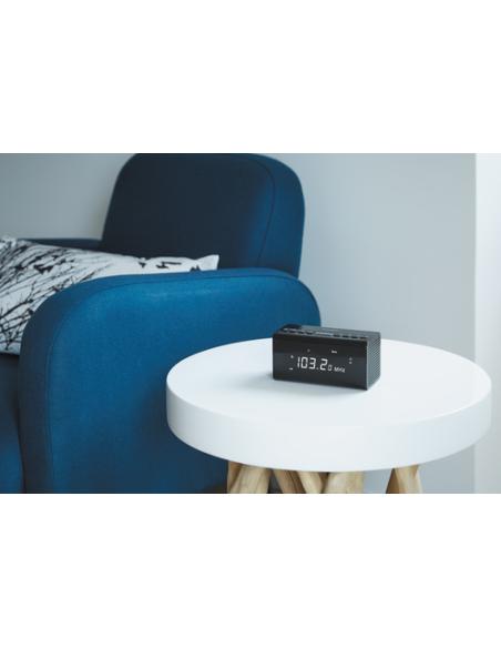 Thomson CR50 radio Reloj Negro