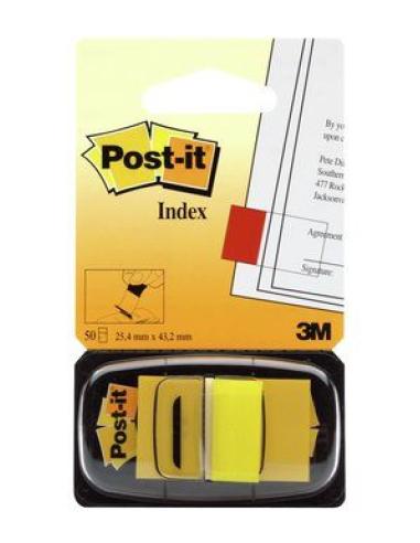 3M I680-5 etiqueta autoadhesiva Rectángulo Desmontable Amarillo 50 pieza(s)