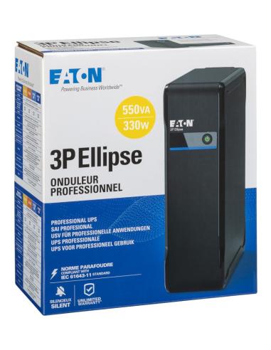Eaton 3P Ellipse 550 DIN sistema de alimentación ininterrumpida (UPS) En espera (Fuera de línea) o Standby (Offline) 0,55 kVA 33