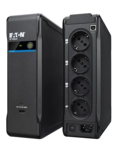 Eaton 3P Ellipse UPS sistema de alimentación ininterrumpida (UPS) En espera (Fuera de línea) o Standby (Offline) 0,7 kVA 420 W 4