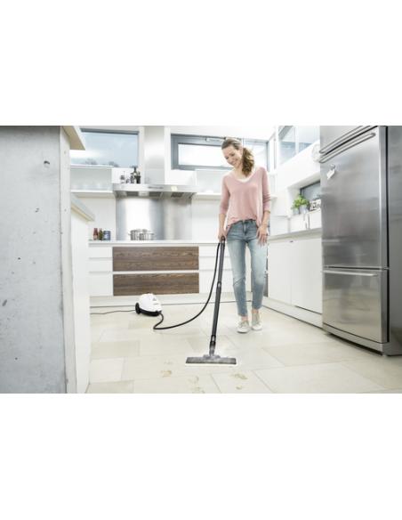 Kärcher SC 2 EasyFix Limpiador a vapor de cilindro 1 L 1500 W Negro, Blanco