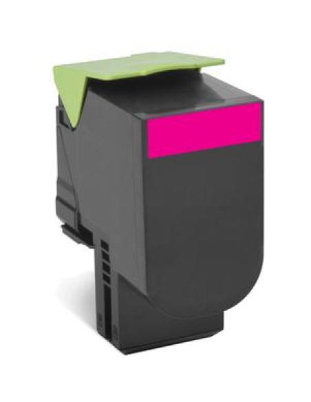 Lexmark 80C2HME cartucho de tóner 1 pieza(s) Original Magenta