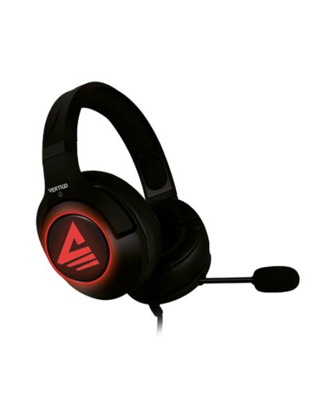 Savio SAVGH-VERTIGO auricular y casco Auriculares Alámbrico Juego Negro